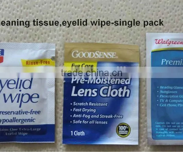 Monitor Cleaner, Individually Wrapped Lens Cleaner Wet Wipes, Dry Fast Without Streaks Left photo-6