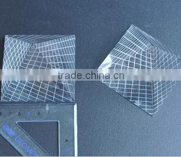 Elegant Clear Crystal Pyramid For Office Favor Decorations photo-3
