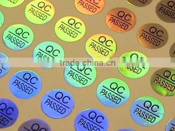 Labeling Machine Printing Stickers Gel Gloves Labels "QC" photo-2