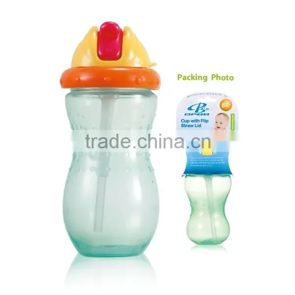 Unique pp Children Water Bottle With Silicone Straw Handle Free Whoselase photo-4