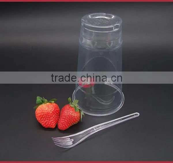 Beverage Cups for Cold Drink Plastic PET Disposable Cups 24oz photo-4