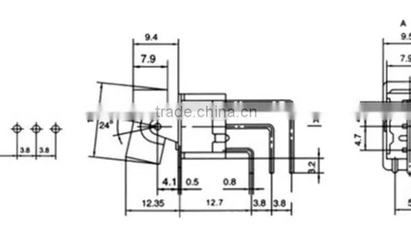Miniature Rocker Lever Handle Switch photo-2