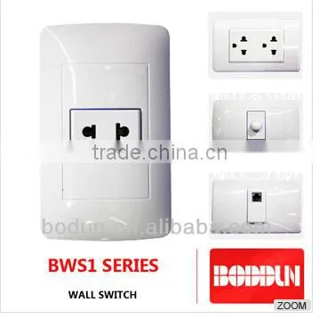 BWS1 NEW MODEL 1 GANG WALL SOCKET WITH HIGHT QUALITY AND REASONABLE PRICE