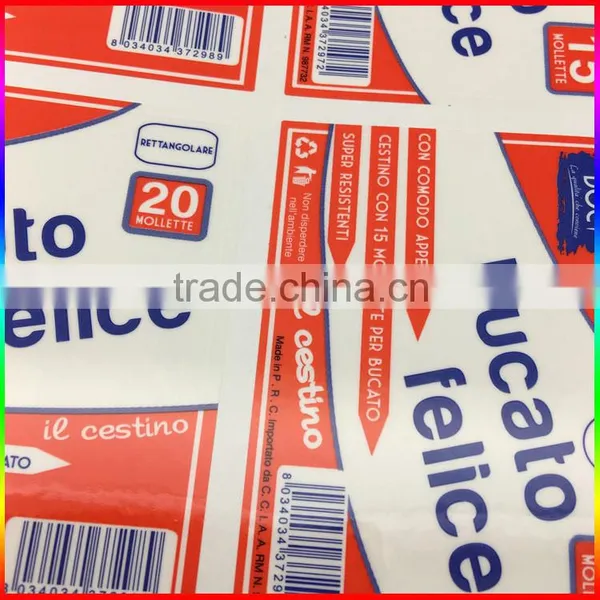 Waterproof Pvc Sticker Label Vinyl Sticker photo-3