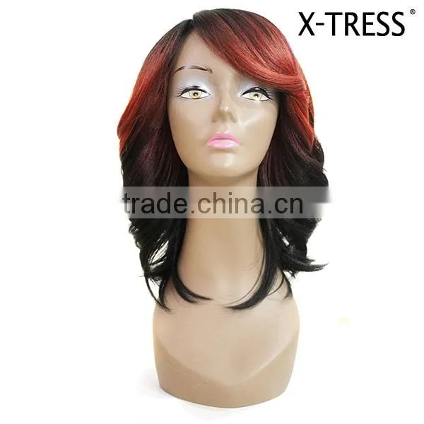 Synthetic Blend Best Seller Good Quality High Tempreture Fibre Heat Resistance Hair Wig 2016 photo-2