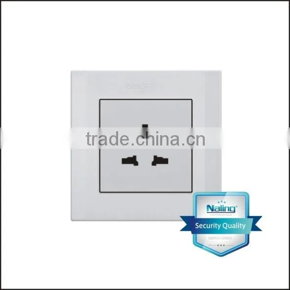 NALING High Quality White Color 3pin Multi-functional Socket Outlet Factory Production