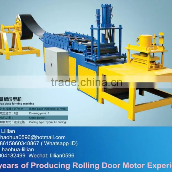 Box plate forming machine