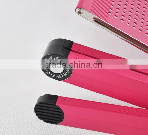 Hot Sale Portable Folding Laptop Table,angle and Height Adjustable Folding Laptop Desk photo-3