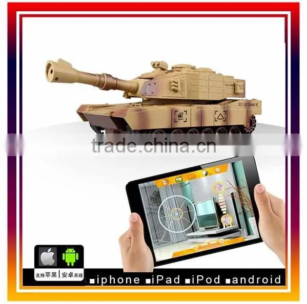 4CH WiFi Control Wireless RC Tank With Camera and Live Vedio Transmission Controlled by IPhone/iPad/ Android