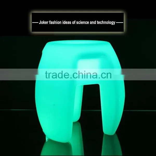 Big and Small Size RBG Color Change Modern Plastic Led Light up Bar Stool Chair photo-4