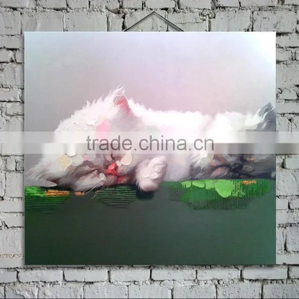 New Style Abstract Cat Pussy Design Oil Painting