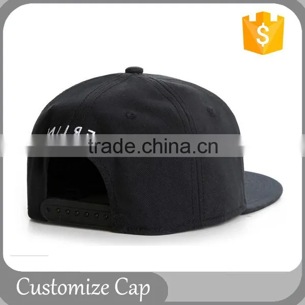 Square Flat Brim 3D Embroidery Fashion Wholesale Snapback Caps photo-3