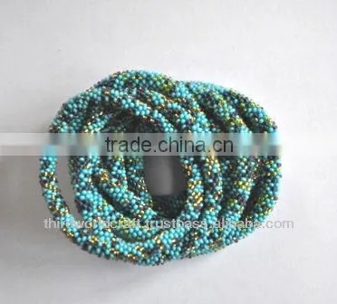 Rollover Glass Bead Bracelets From Nepal photo-5