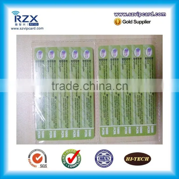 Paper/ PVC Material Prepaid Card, Scratch Card With PIN Number photo-2
