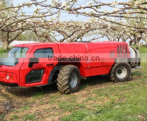 Best Price Self Propelled Garden Orchard High Press Boom Air Blast Sprayer Vehicle 1000L Tank With 60Hp Engine and A/c Cabin photo-6