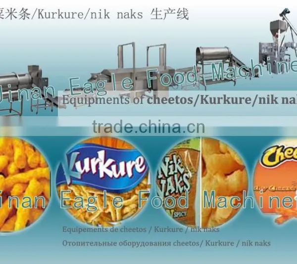 Jinan Eagle Nik Naks Corn Cheetos Chips Kurkure Making Machine Plant photo-5