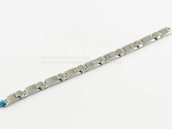 Tungsten Carbide Health Ceramic Bracelet Jewelry With Link photo-2