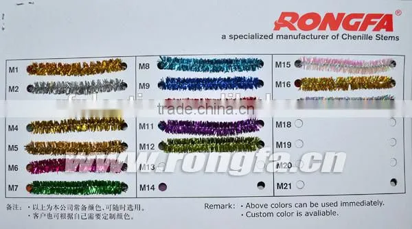 High Quality Handcraft Kids DIY Toys Glitter Chenille Stem photo-5