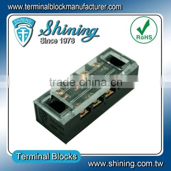 TB-3504 Fixed Type 35A 4 Pole Wago Screw Terminal Block Connector photo-4