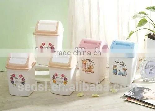 2015 Mini Plastic Automatic Waste Bin / Desktop Trash Bin photo-2