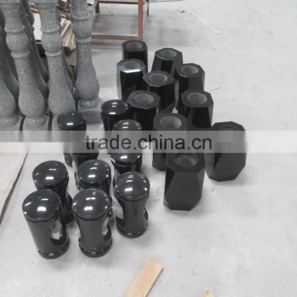Shan'xi Black Granite Stone Lattern for Gravestone photo-2