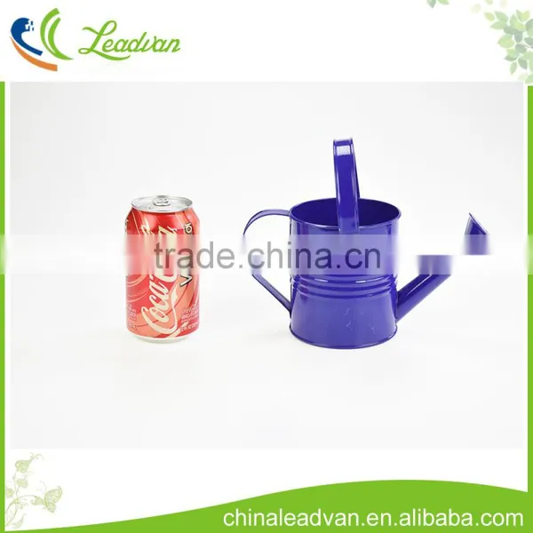 Colorful Galvanized Antique Garden Decorative Small Metal Watering Can Made in China photo-6