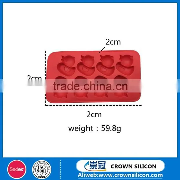 Custom Silicone Ice Cube Tray,Duck Shape Silicone Ice Cube Tray photo-3