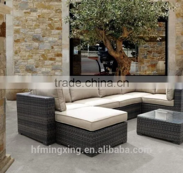 Modern Outdoor Wicker Coffee Table photo-4