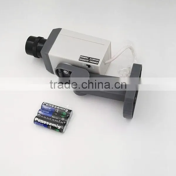 Waterproof Realastic Looking Mini Dummy Fake Security Camera, Motion Sensor Detection LED Flashing Light CCTV Camera photo-2