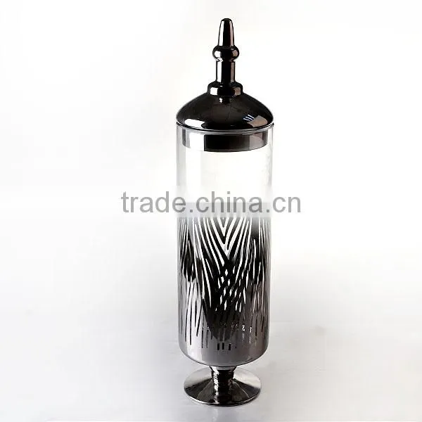 Leopard Print Collection Decal Glass Apothecary Jar photo-3