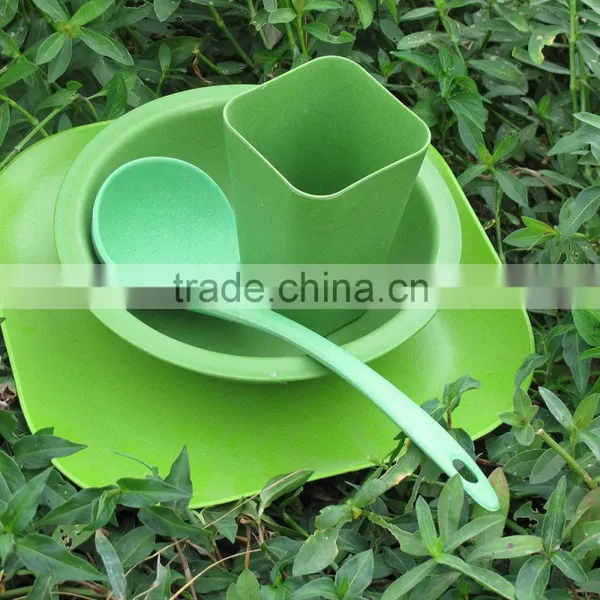 Serviceable Hot Design Traditional Bamboo Fiber Dinner Set photo-3