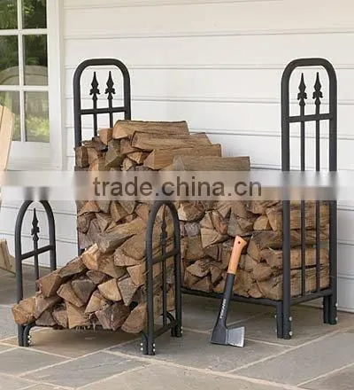 metal log rack set
