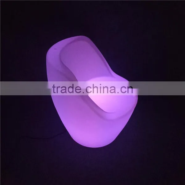 PE Polyethylene Material Plastic LED Illuminated Chairs for Bar Nightclub Coffee House photo-2