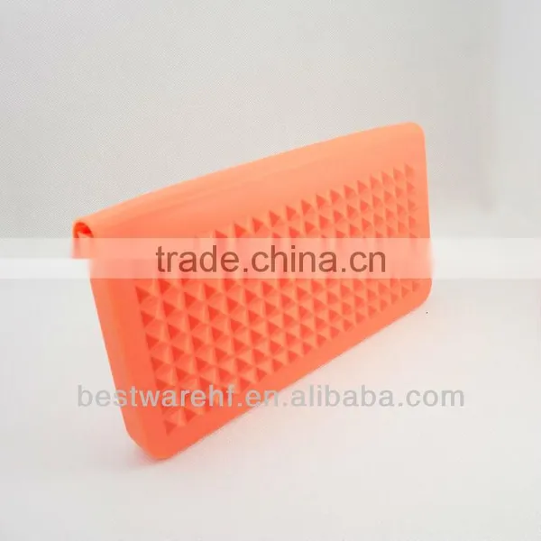 Eco-friendly Orange Silicone Money Bag photo-3