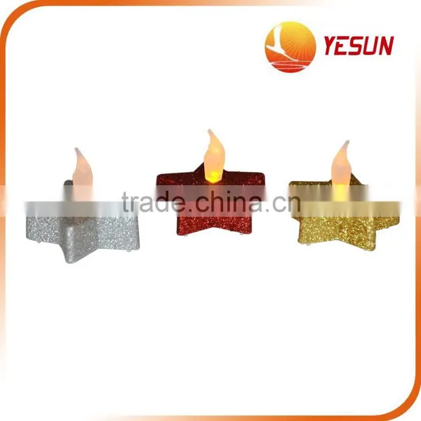 Star Shape Candle,Decorative LED Candle , Set of 3 Pcs LED Candle photo-2