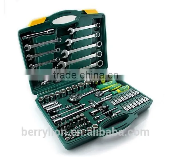 Berrylion 82pcs Socket Wrench Set Mirror Finished Multifunction Socket Set photo-5