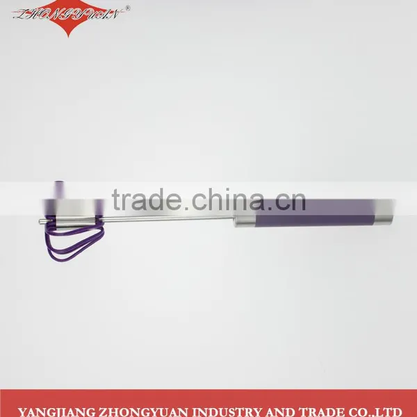 Stainless Steel Handle Slicone Rotary Egg Beater photo-5