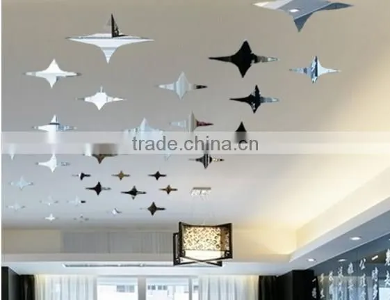 Collocation Photo Wall Stickers,Art Mirror Starshine Wall Stickers,Three-dimensional Decorative Mirror Wall Stickers photo-4