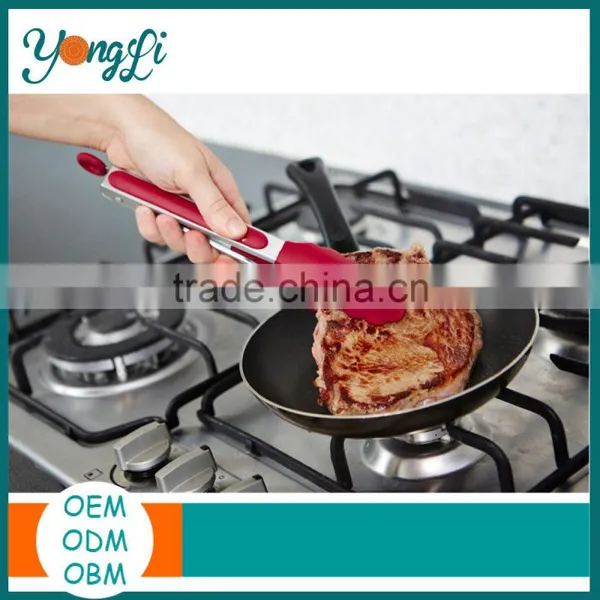 Top Quality Kitchen Gadget Silicone Coated Tong Bbq photo-2