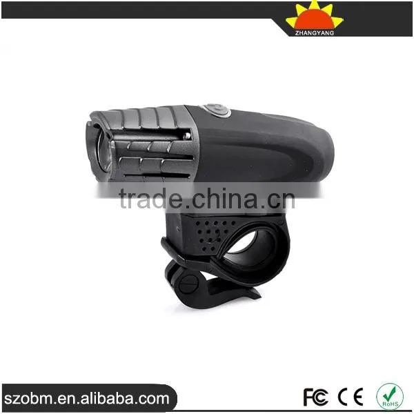 USB Rechargeable Front and Tail Light 200 Lumens 4 Mode Bicycle Light Kit photo-2