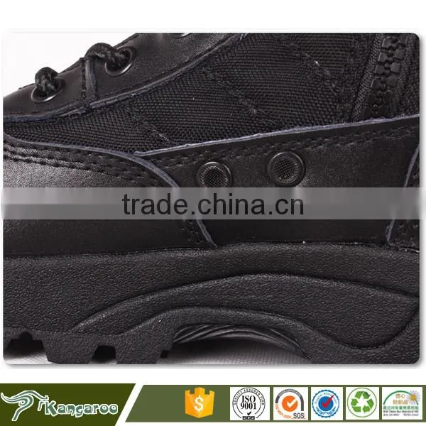 Wholesale Black Military Pilot Rubber Combat Boots Men photo-6