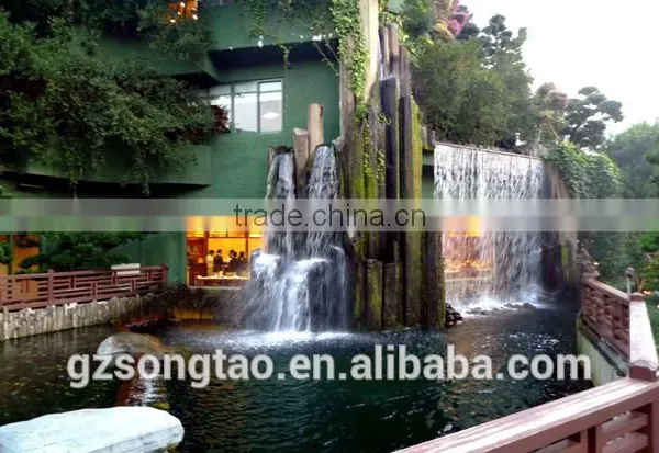 Songtao Outdoor Natural Stone Artificial Rock Waterfall photo-2