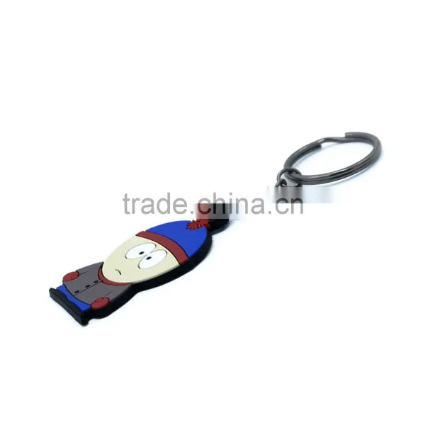 Wholesale Shenzhen Factory 3D Custom Promotional Gift Keychains Soft Pvc Silicone Keychain Keyring Gift photo-2