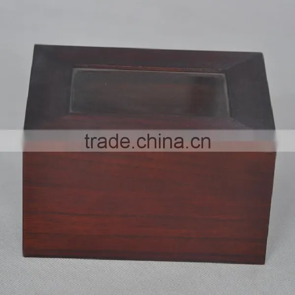 Factory Price Wooden Tea Box With Glass Top, Glass Lid Wooden Tea Box, Handmade Wooden Tea Box photo-3