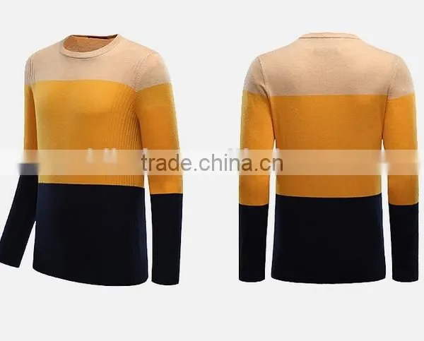 2015 Latest Sweater O-neck Designs for Men ,model V-neck Sweater for Men,men Cashmere Sweater photo-3