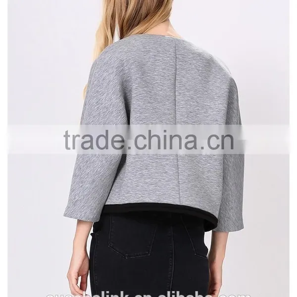 New Style Autumn Women Popular Fashion Fitted Softshell Jacket photo-4