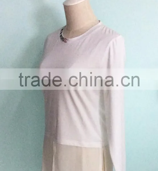 Long Sleeve Blank Women Shirt photo-2