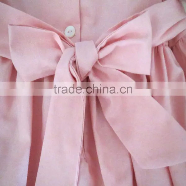 Puffy Pink Princess Dress Baby Girl Cotton Dress Hot Sale photo-5