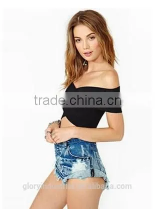 Black Sexy off the Shoulder Backless Women's Clothing photo-2