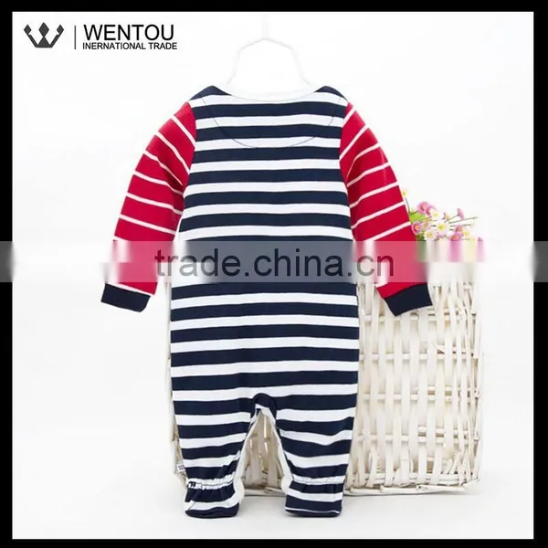 Wholesale Striped Cotton Romper For Baby photo-3